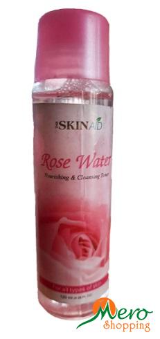 100% Skin Aid Rose Water/Nourishing and Cleansing