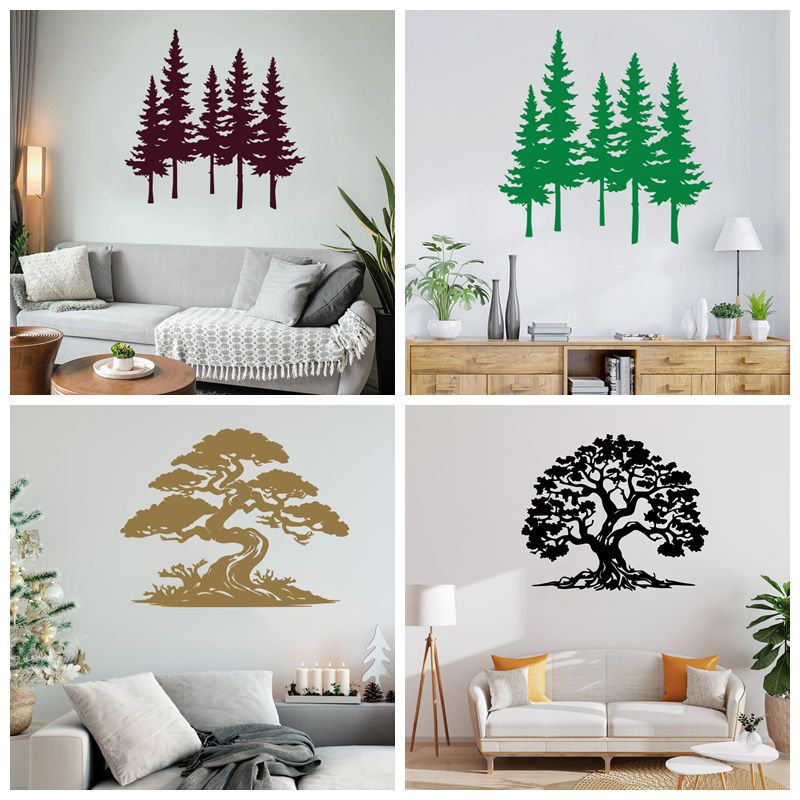 Decorative Flat Wall Sticker 3pcs – Stylish Home Decor Stickers 