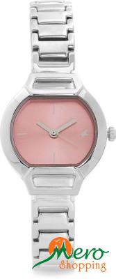Fastrack Analog Pink Dial Watch for Wmen 6104SM02 