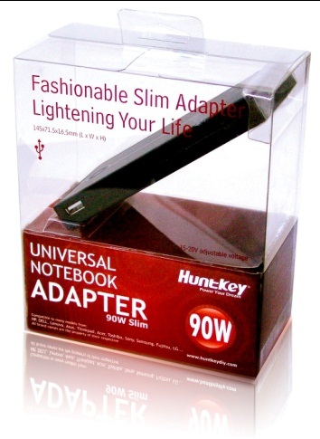 90W Slim Adaptor With USB port-HKA09019047-8E