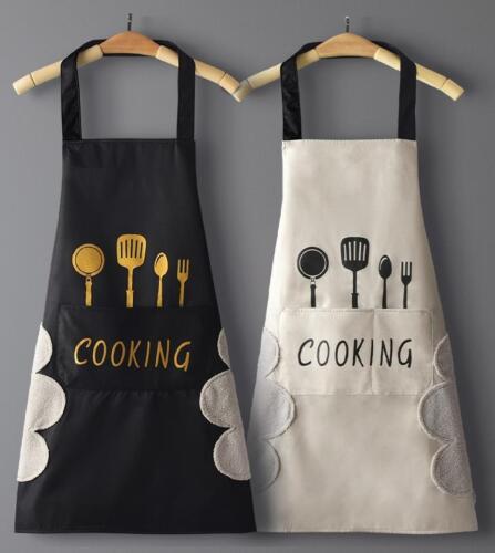 Cooking Apron Men Women Oil-proof and Waterproof Apron 