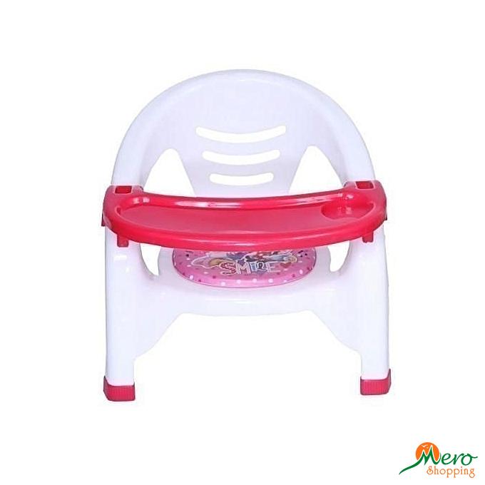 Baby chair with attached table 