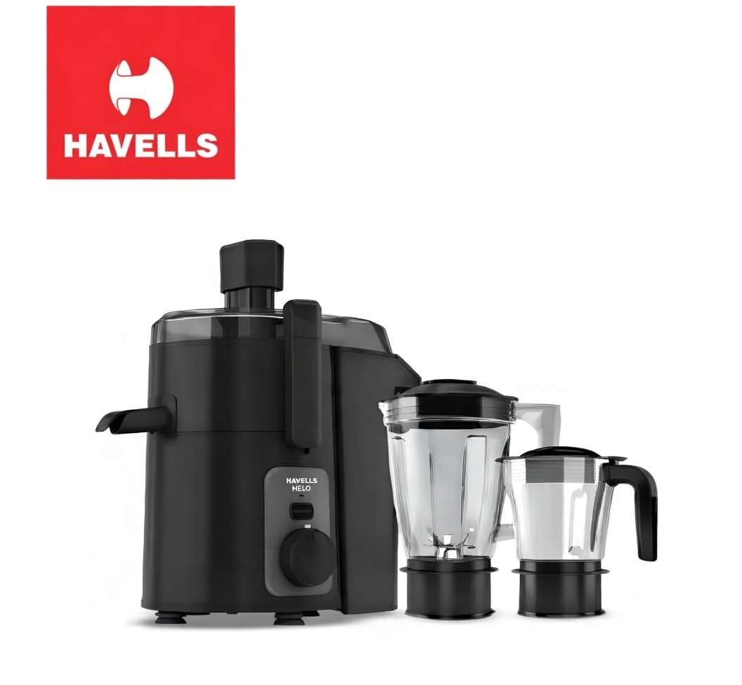 Hexo Plus Black 2 Jar 950W Juicer Mixer Grinder 