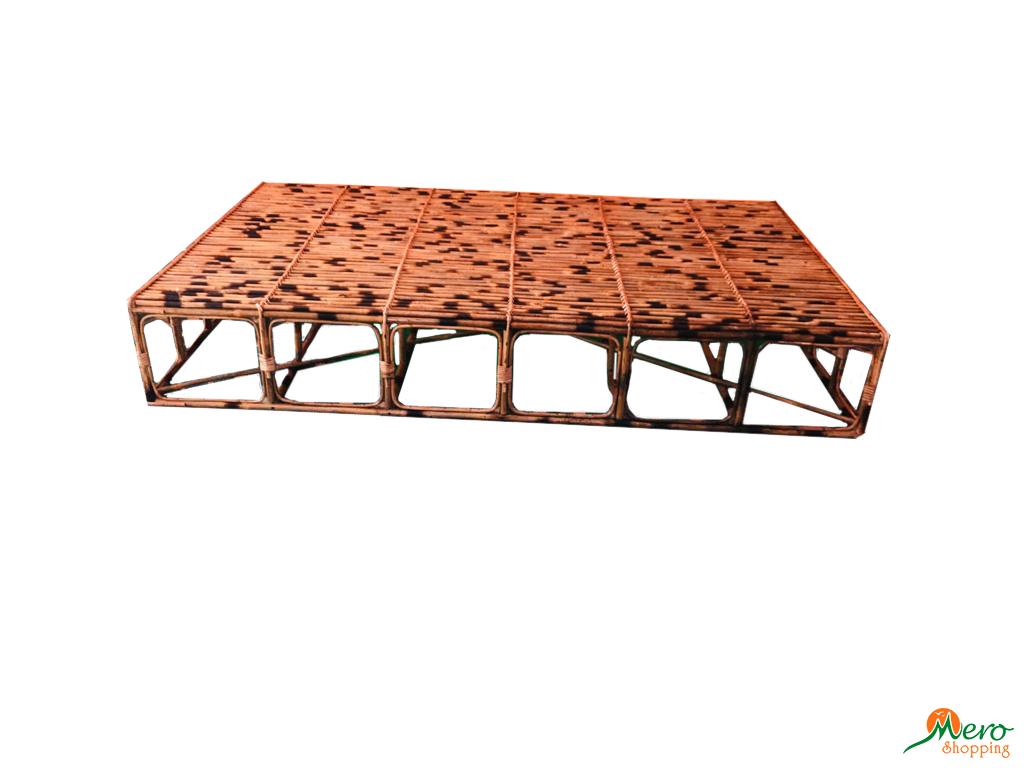 Buy Cane Bamboo Simple Low Bed at best price in Kathmandu Nepal