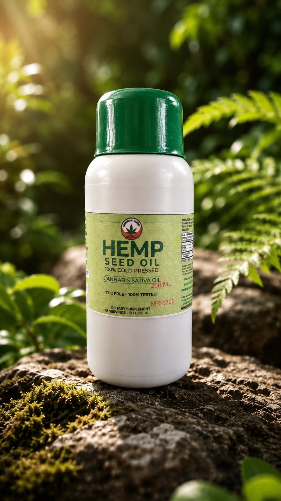 Natural Hemp Seed Oil – 250ml 