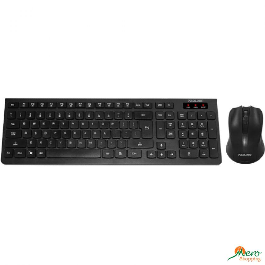 Combo Offer - Prolink Wireless Multimedia Keyboard & Mouse (PCWM-7001) 