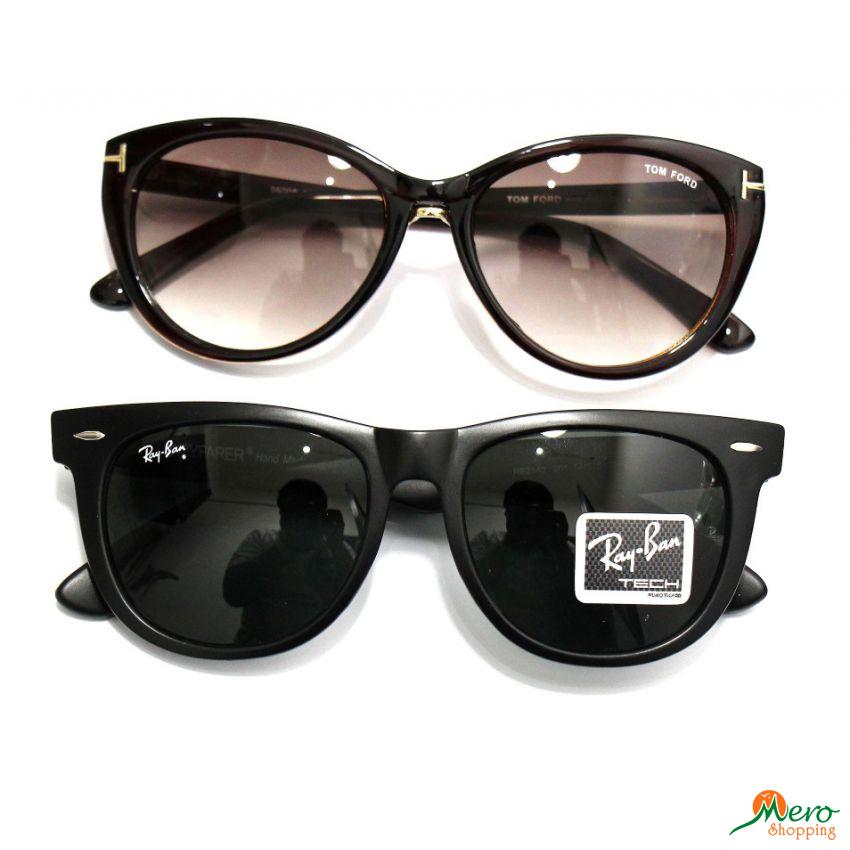 Combo of Couple Tomford and Rayban Sunglasses 
