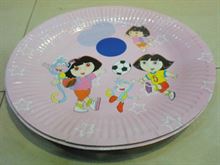 Dora Printed Paper Plate 