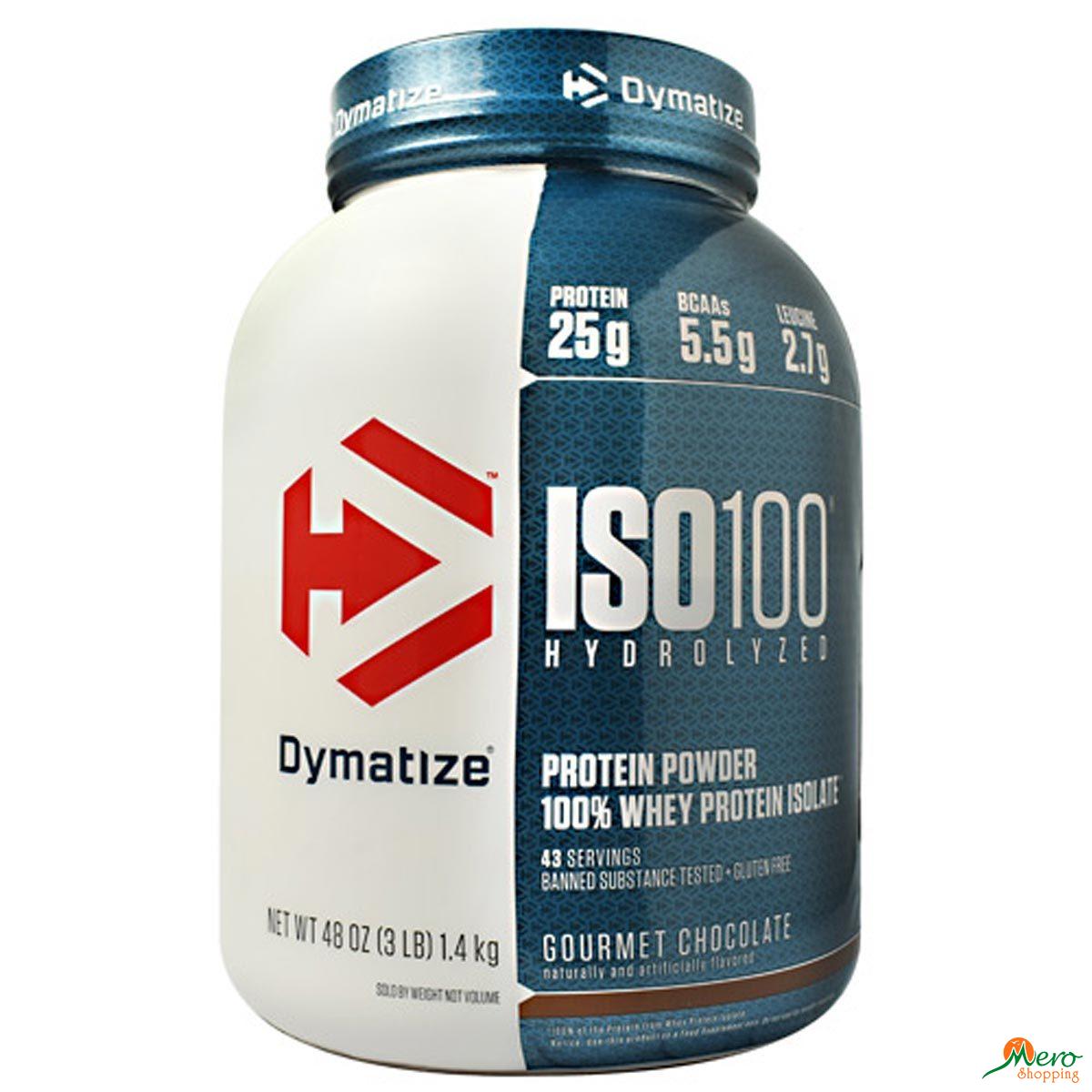 Dymatize Nutrition ISO 100 Whey Protein Hydrolyzed (3 Lbs) 