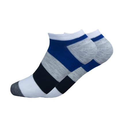 Pack of 6 Pairs of Men Shaded Ankle Socks (SMA-16)