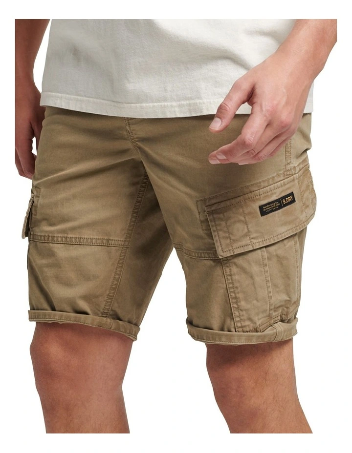 Khaki Cargo Shorts for Men