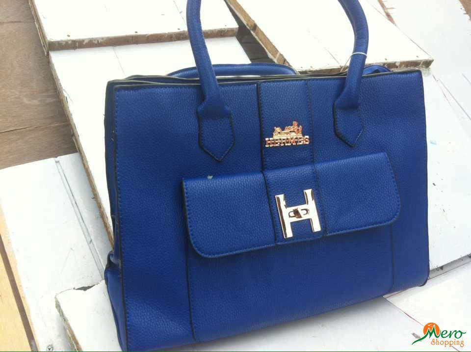 Hermes Bags Blue Color