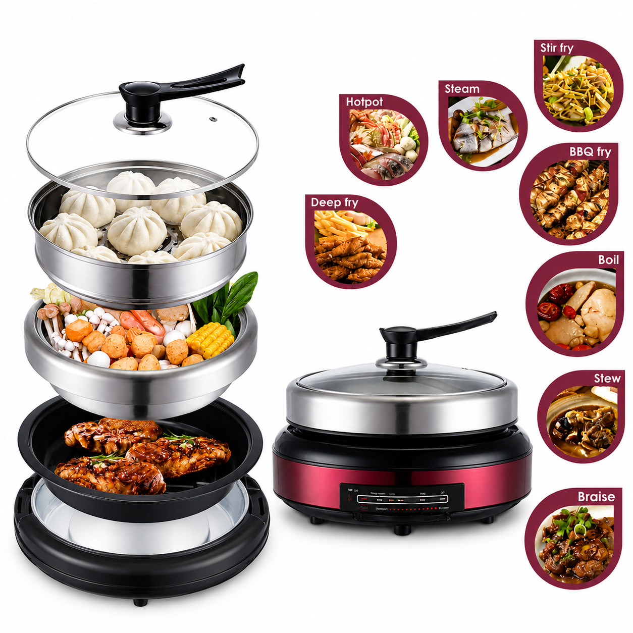 Khind 8-In-1 Multi Cooker 