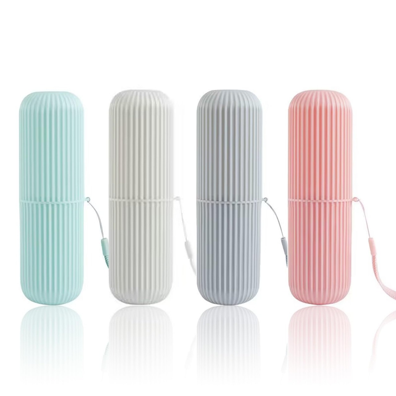 3pcs Portable Travel Toothbrush Holder Case 