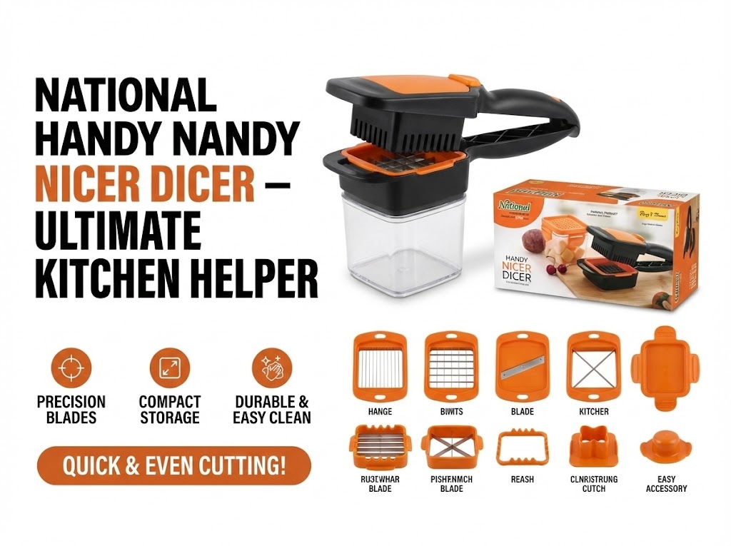 Genius Nicer Dicer Plus – Multi-Functional Kitchen Cutter 
