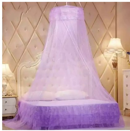 Single Bed Hanging Round Mosquito Net - 200*200