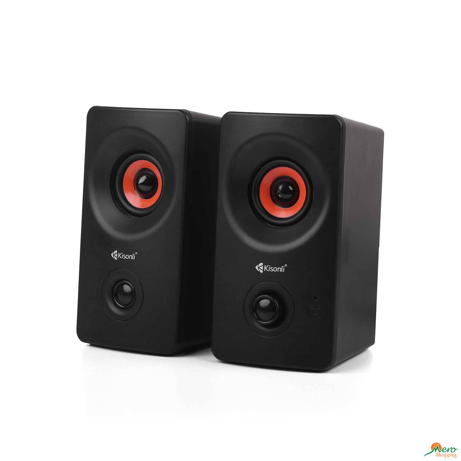 Kisonli AC-9002BT Bluetooth Speaker | Dual Speaker | Colorful | AC 220V 