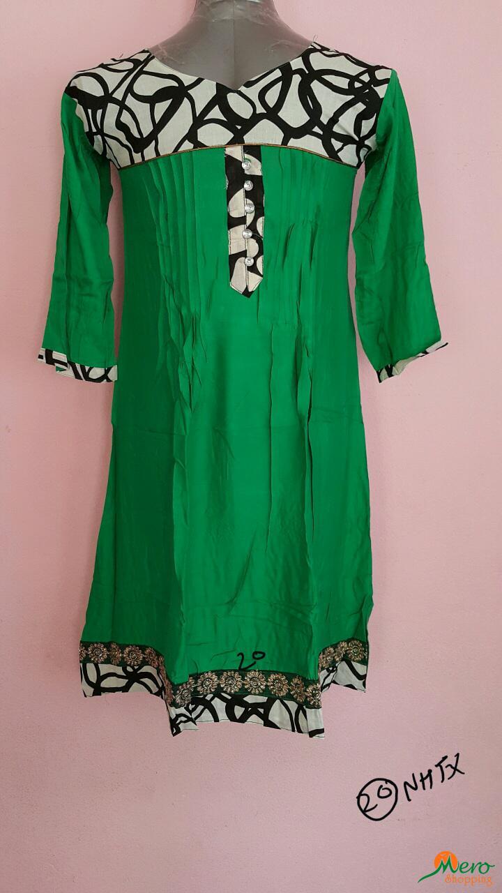 Elegant Green Kurti for Women 