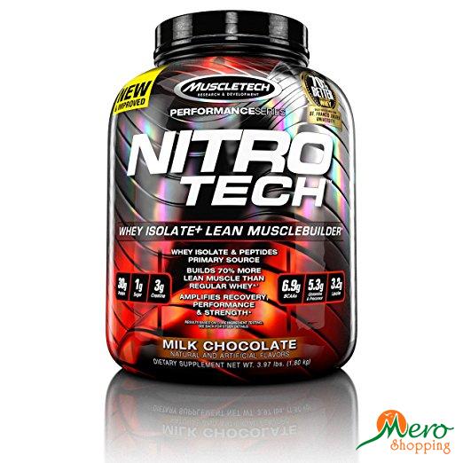 MT Nitro-Tech Whey Protein Isolate + Lean Muscle Builder (2LBS)