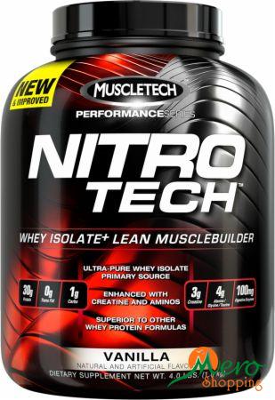 MT Nitro-Tech Whey Protein Isolate + Lean Muscle Builder (3.97LBS)