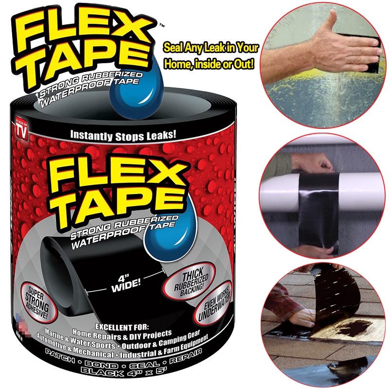 Flex Tape Strong Rubberized Waterproof Tape 