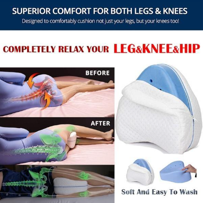 Leg Pillow For Legs, Back, Hip, Knee Support, Nerve Pain relief 