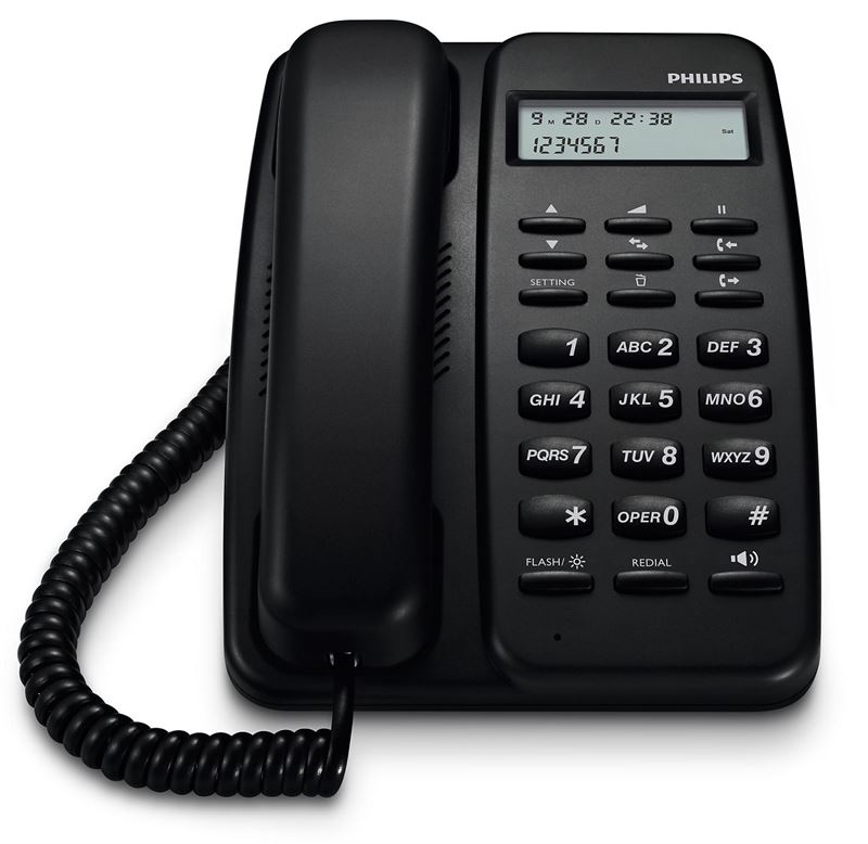 Philips Corded Telephone (CRD 150B)