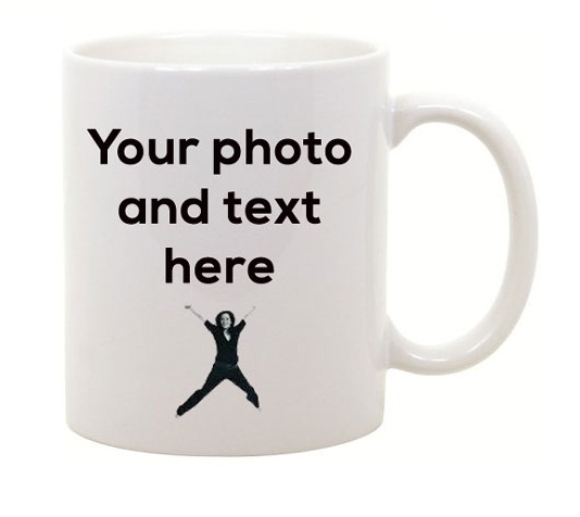 Print Custom Text On Mug 