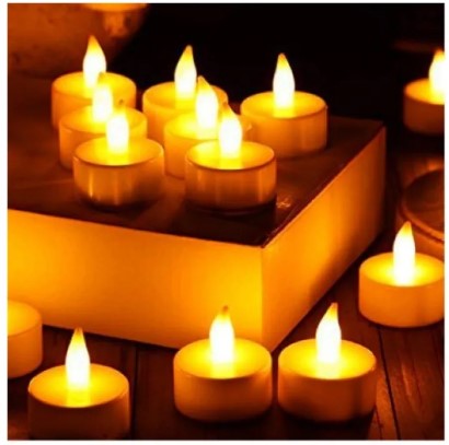 12Pcs Flameless LED Candle Light 