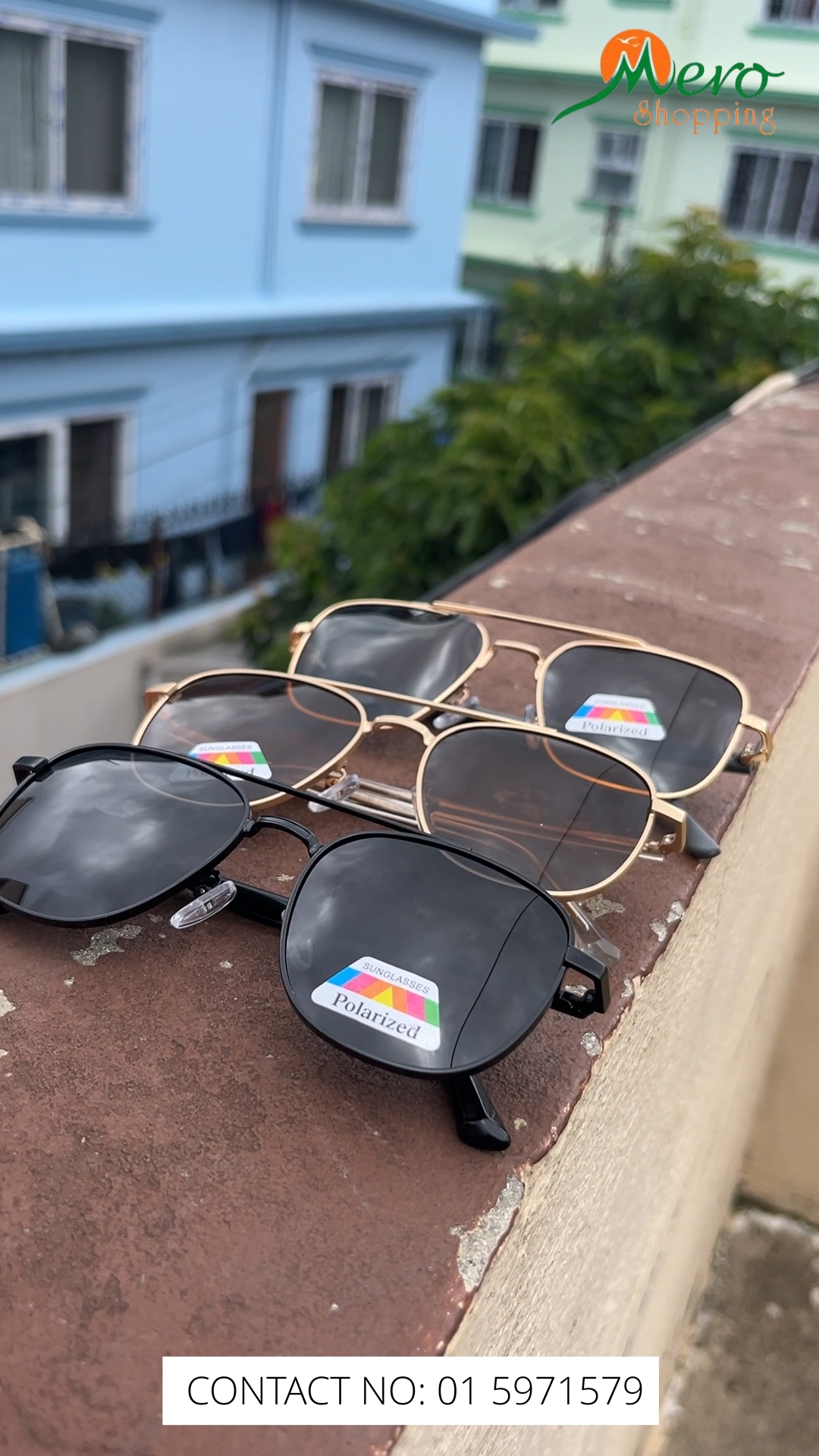 Retro Square Polarized Sunglasses 