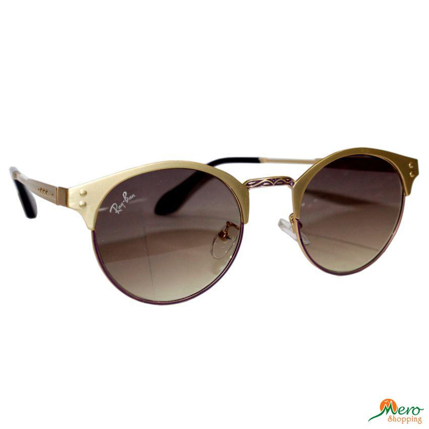 Rayban Full Metal Golden Frame Shades Sunglasses 