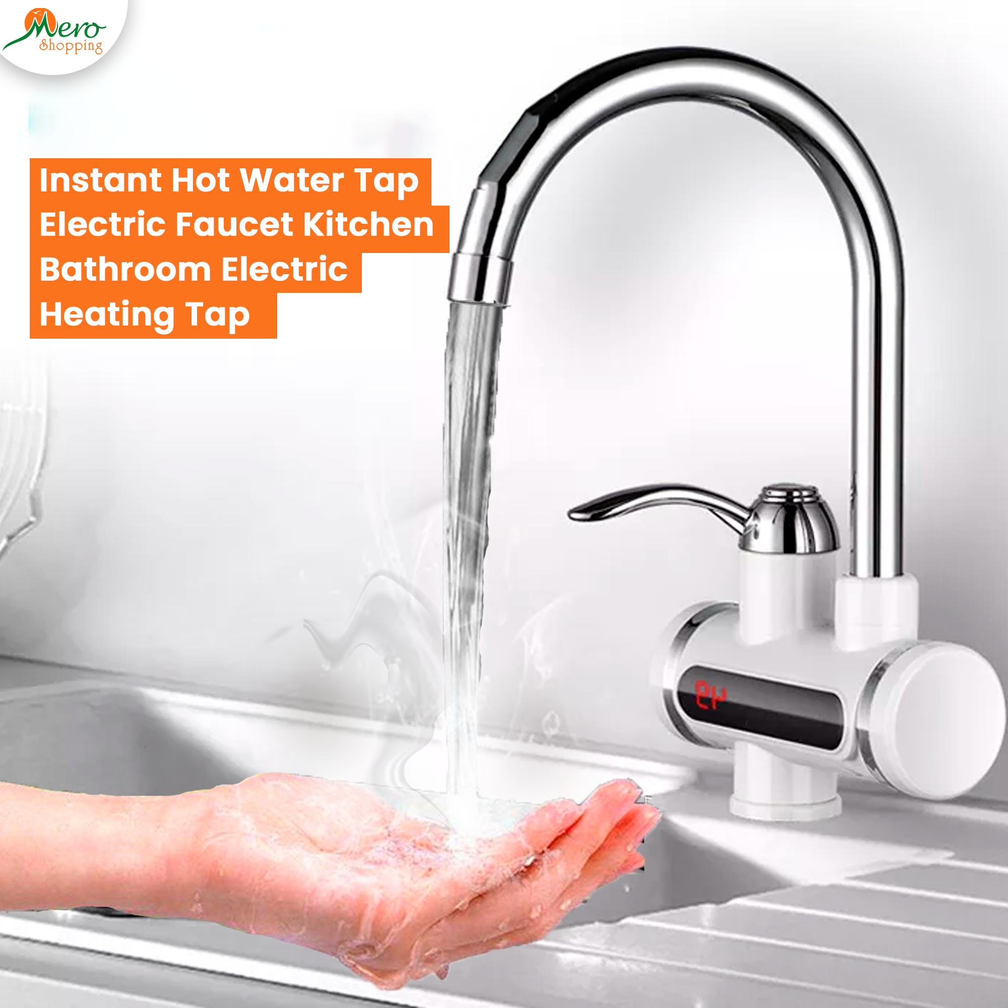 Electric heating water faucet