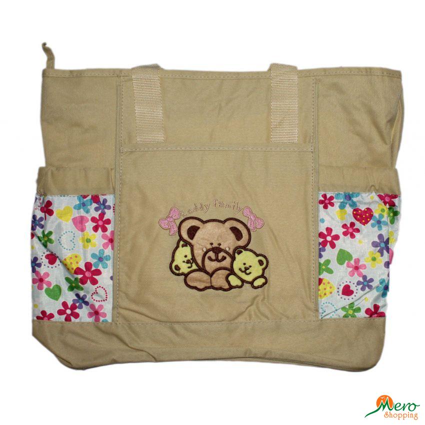 Teddy Family Outing Bag (Beige) 
