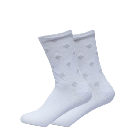Pack of 6 Pairs of Men Diamond Design Cotton Socks (SMF-3)