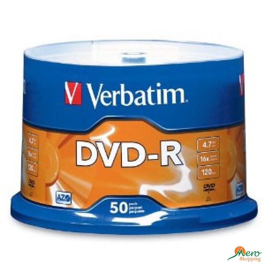 Verbatim DVD R 16X 50Pk Bulk 