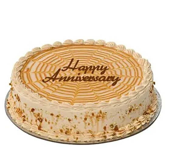 Butterscotch Anniversary Cake