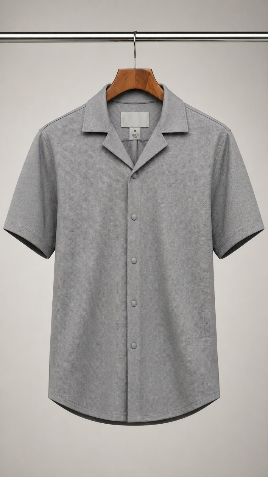 Premium Textured Grey Shirt for Men 