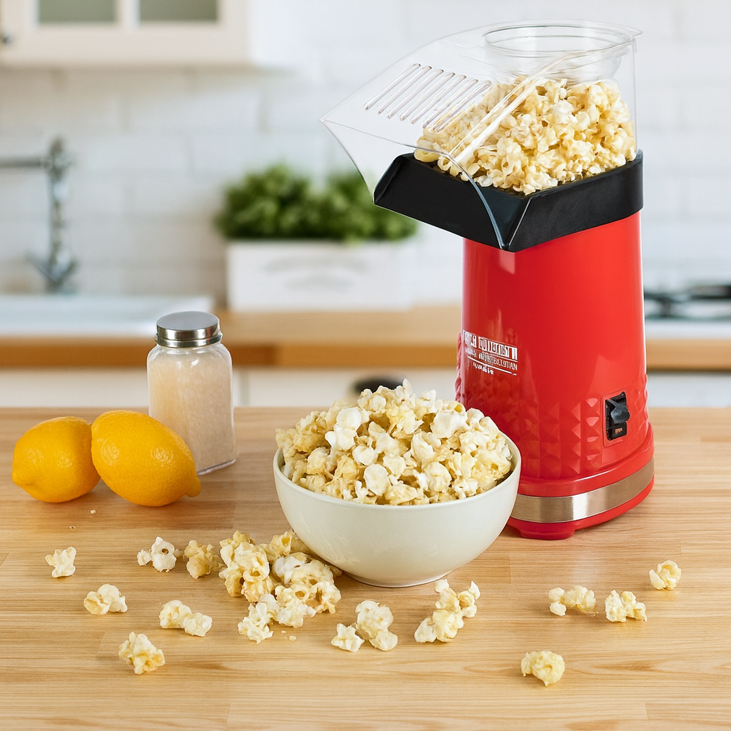 Oil-Free Electric Popcorn Maker 