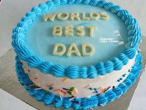 Fathers Day Special Blue Berry Cake 