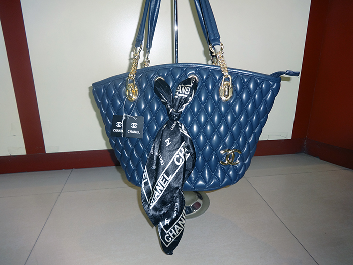 Channel Blue Side Bag