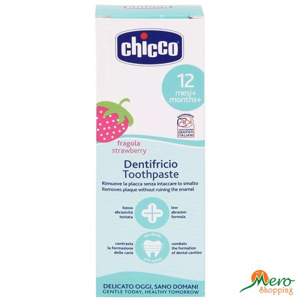 Chicco Toothpaste Strawberry Flavour For 12Months Plus (00002321100000) 