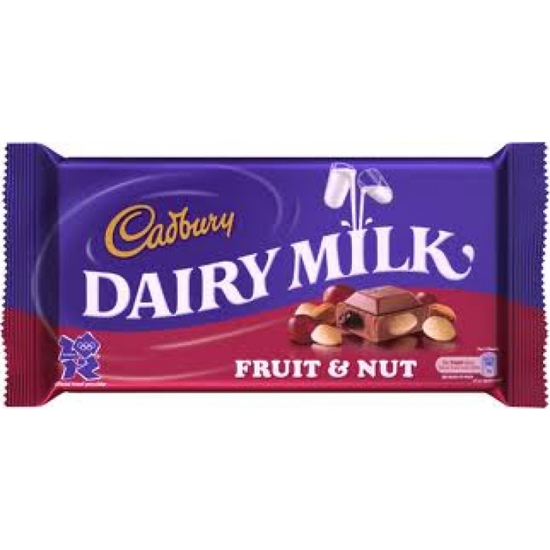 Dairy Milk Chocolate Fruits & Nuts 120gm