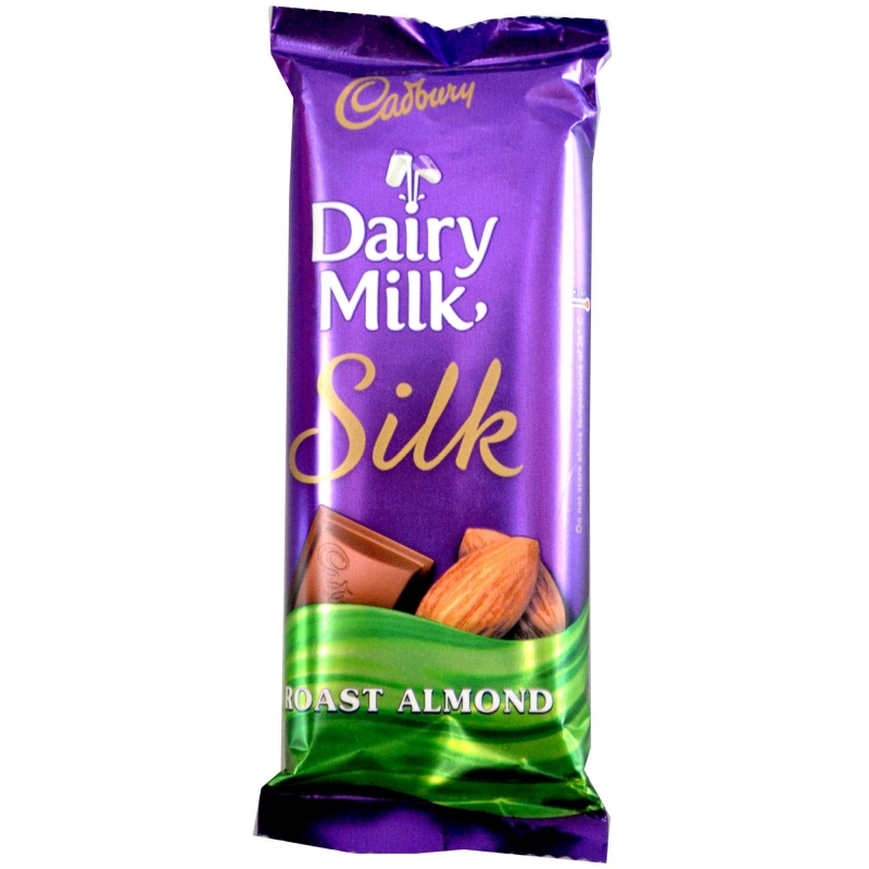 Dairy Milk Silk 60gm Roasted Almond 