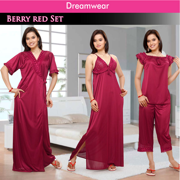 Dreamwear Berry Red Set 