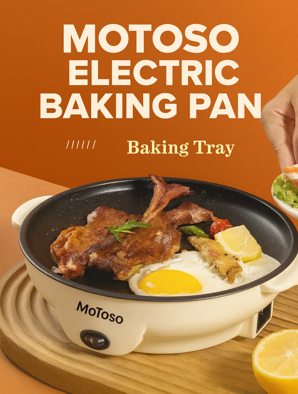 Motoso Electric Baking Pan 