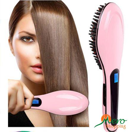 Fast Hair Straightener Brush (HQT-906) 