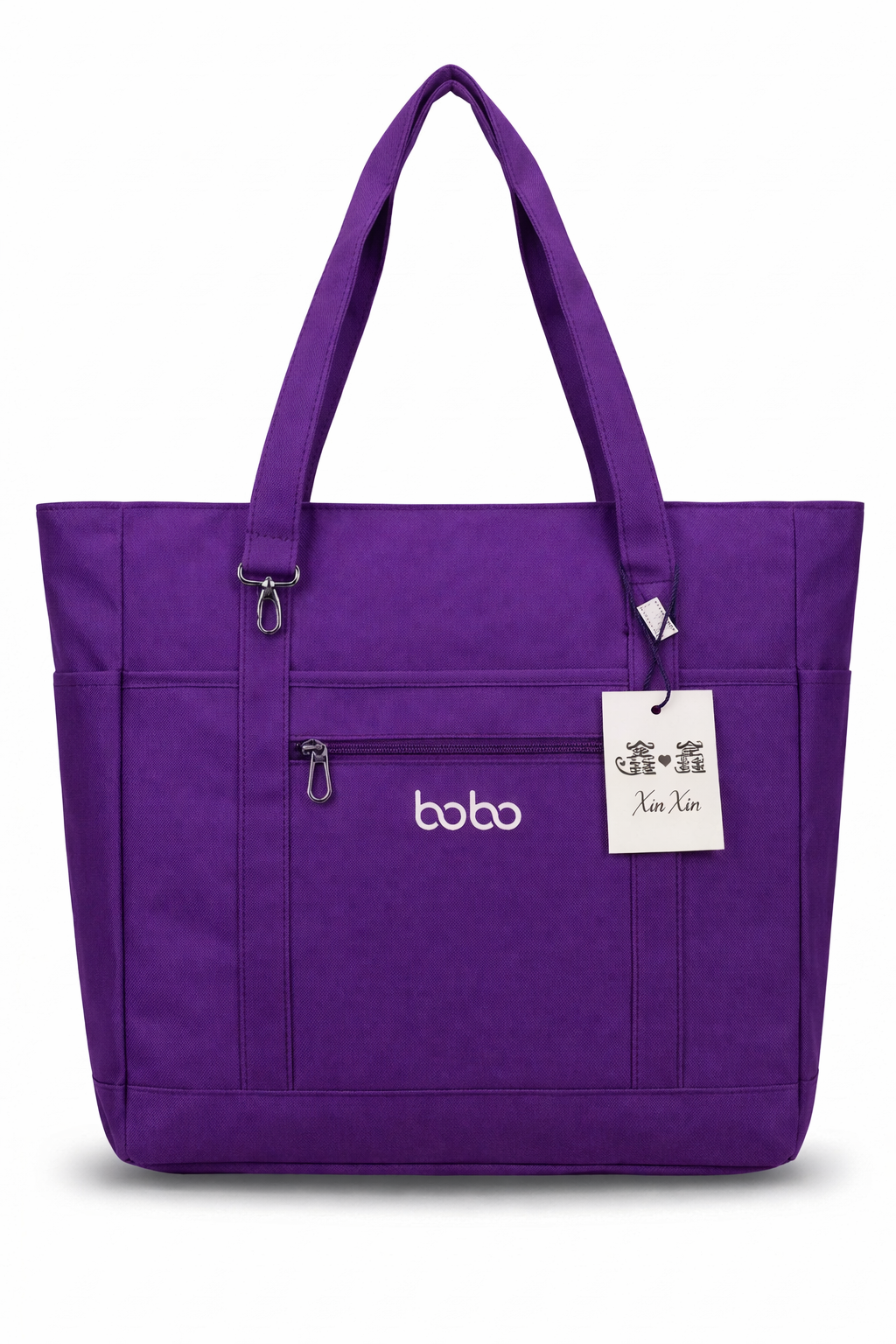 Bobo Waterproof Laptop Tote  Purple Bag for Women 