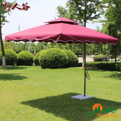 Garden Hanging Square Patio Garden Umbrella Parasol 