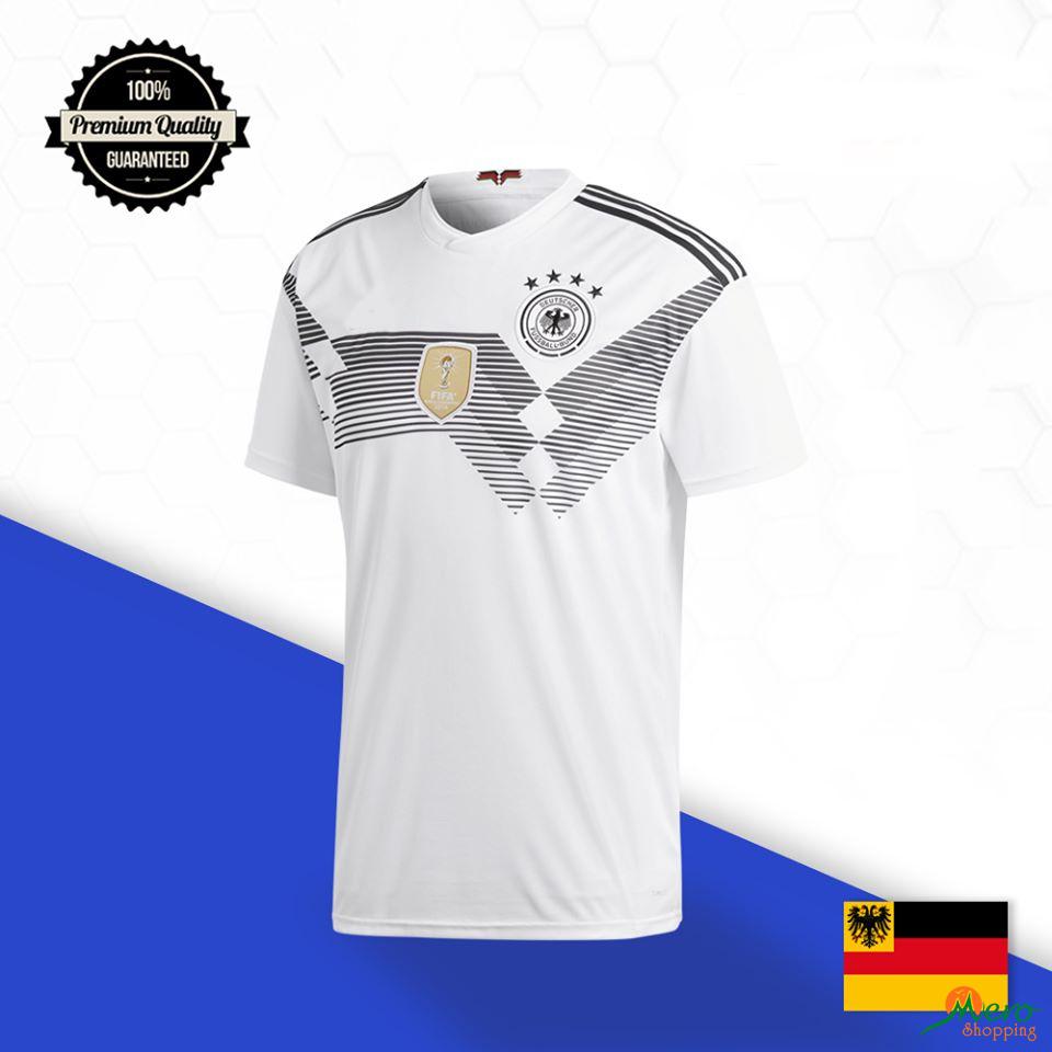 White Germany World Cup Jersey For Men 