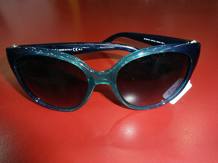 Gucci Blue Ladies Sunglasses